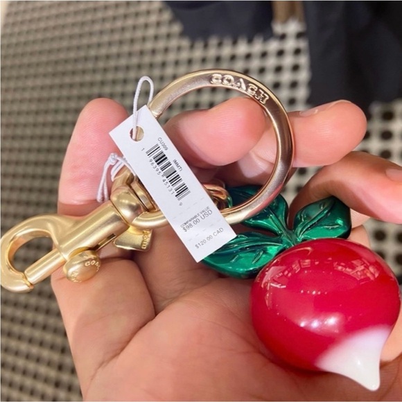Coach x Observed By Us Radish resin Bag charm #CU309 - Picture 5 of 5